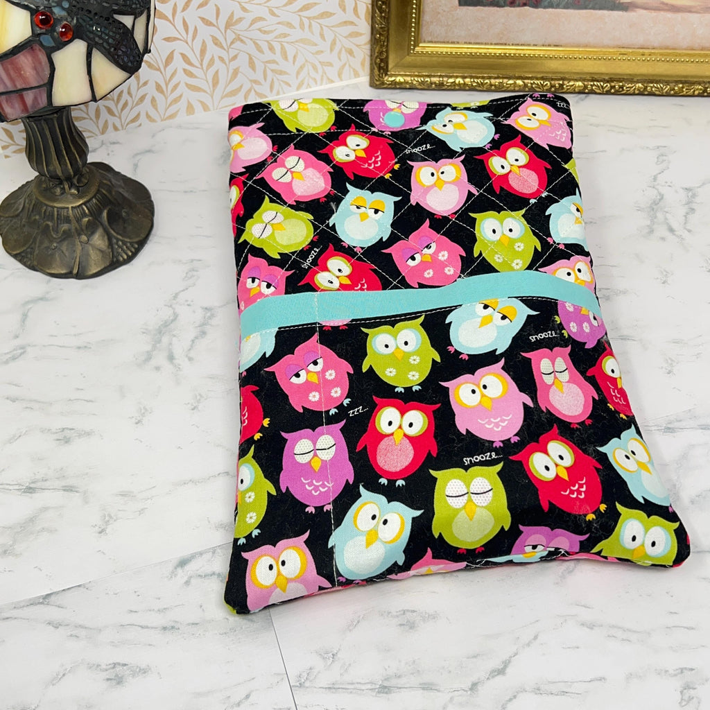 Quilted iPad or Tablet Sleeve with Pockets - Protective Case in Your Choice of Fabrics