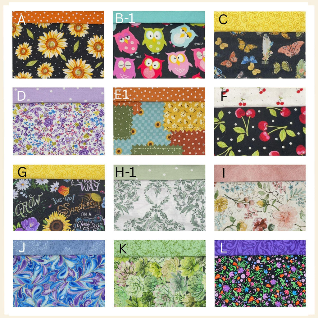 Quilted iPad or Tablet Sleeve with Pockets - Protective Case in Your Choice of Fabrics