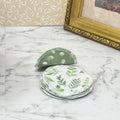 Reusable Eye Makeup Removal Pads, Eco Friendly and Soft and Gentle Flannel on Both Sides, Green Botanicals