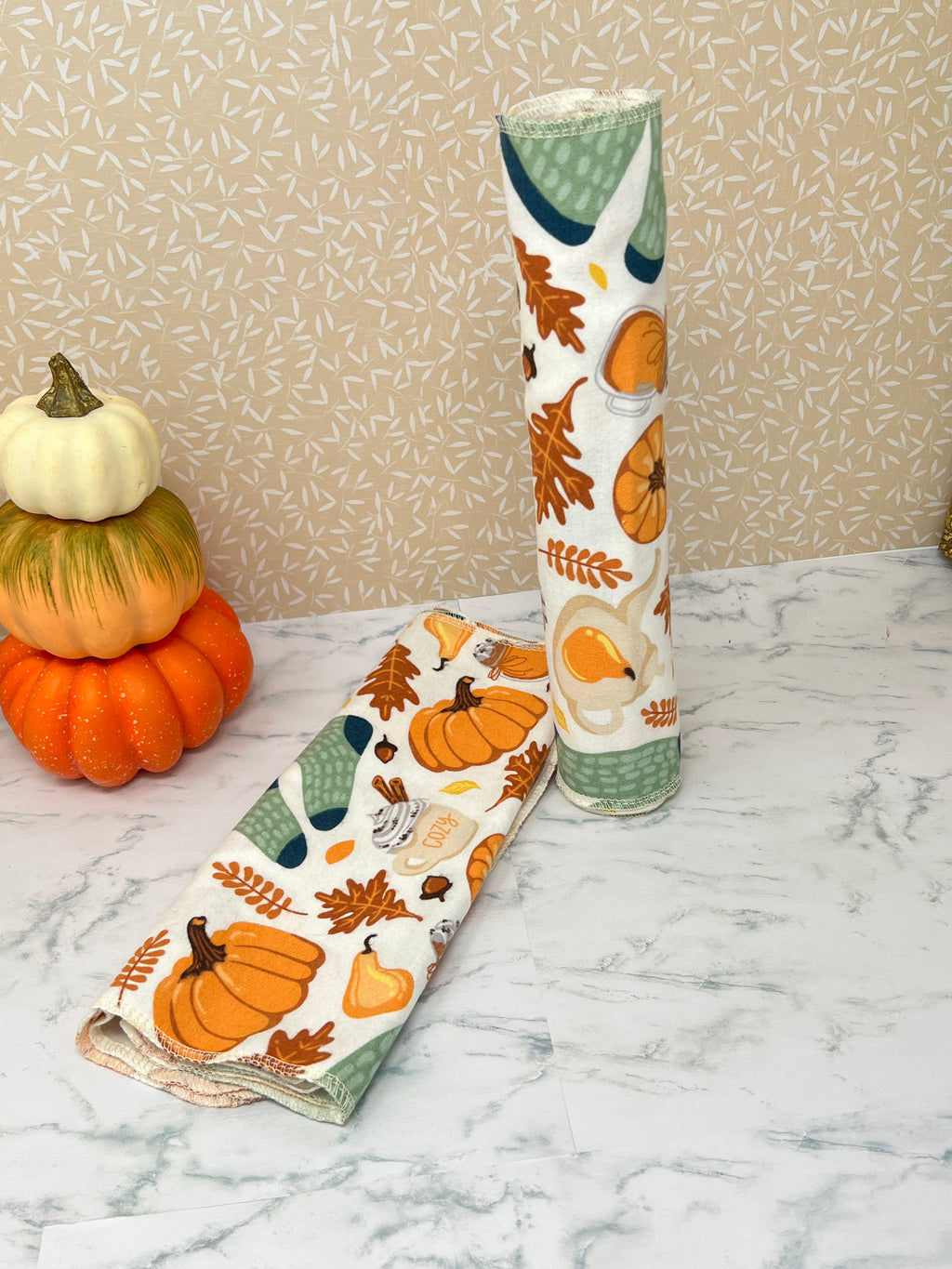 Fall Favorites Decor - Eco Friendly Unpaper towels, aka Paperless Towels