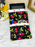 Cherries Galore - Quilted E-Reader Sleeve