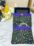 Vivid Floral -  Quilted E-reader Sleeve