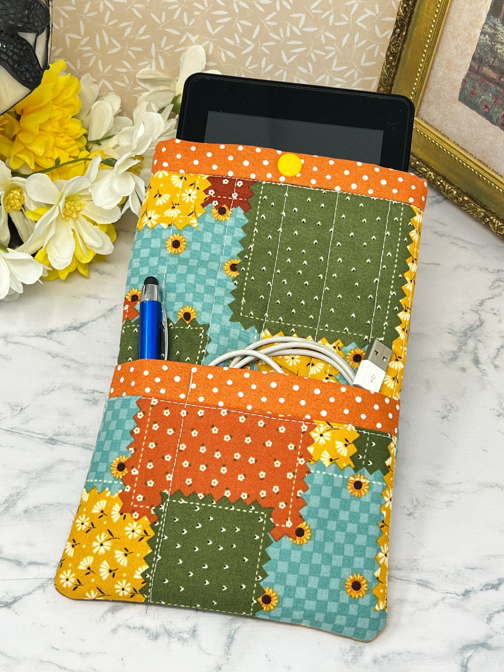 Patchwork Fun - Quilted E-Reader Sleeve