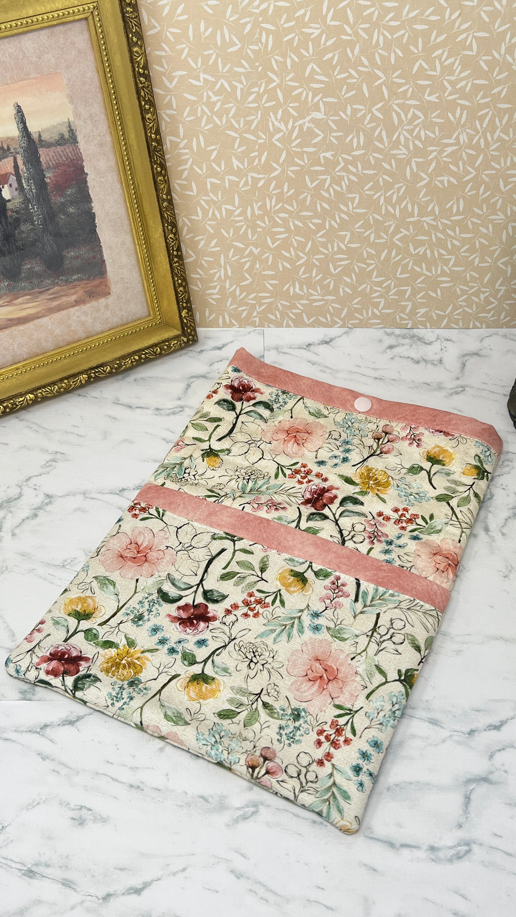 Watercolor Floral - Quilted Tablet Sleeve