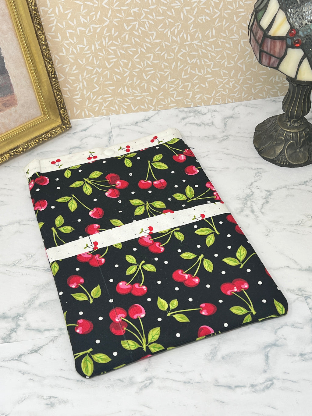 Cherries Galore - Quilted Tablet Sleeve