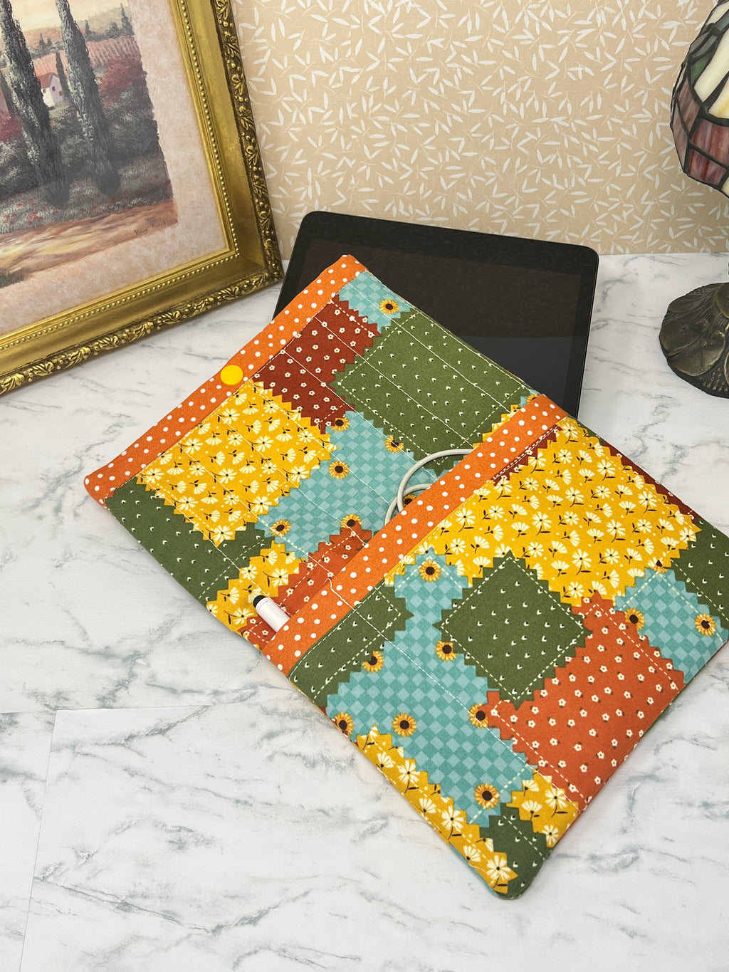 Patchwork Fun - Quilted Tablet Sleeve