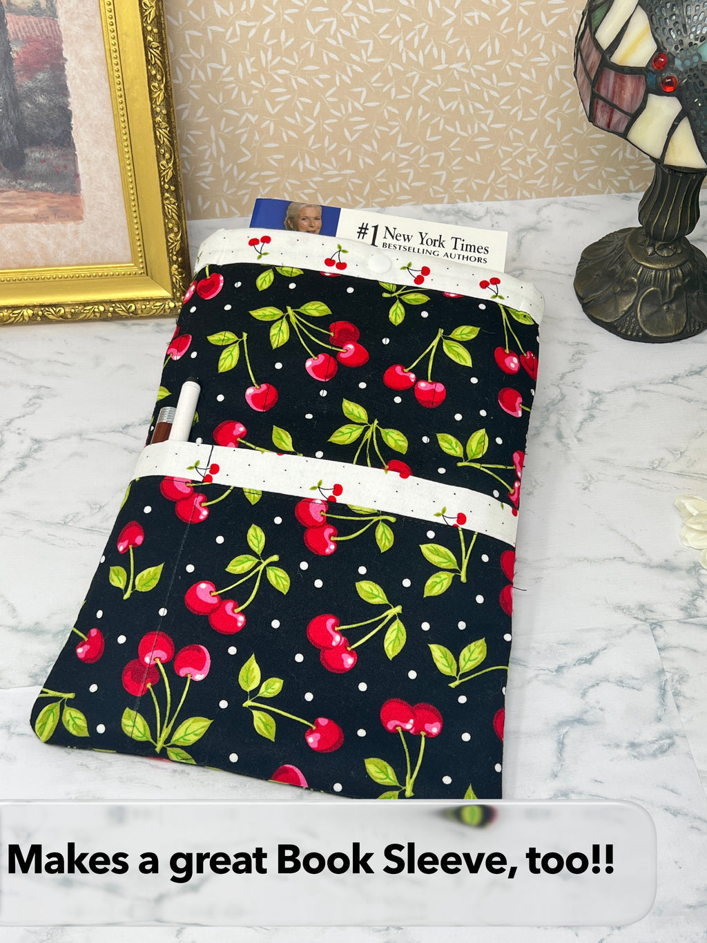 Cherries Galore - Quilted Tablet Sleeve