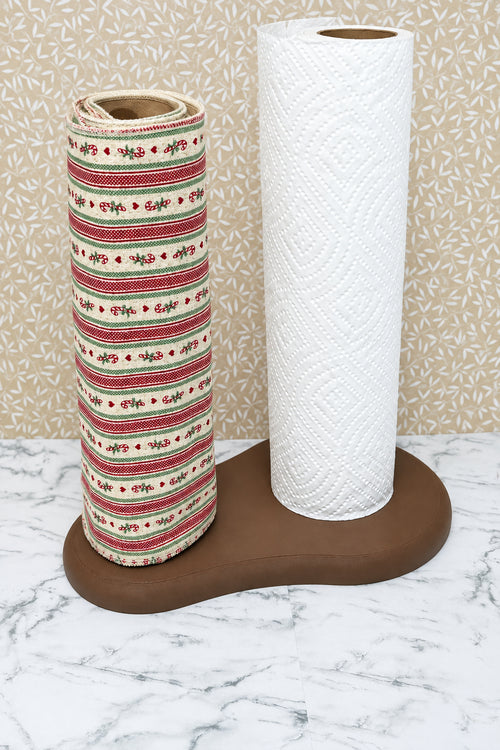 *New*  - 2ply "UnPaper" towel  - Vintage Christmas Candy Cane Stripe-  Eco Friendly Reusable