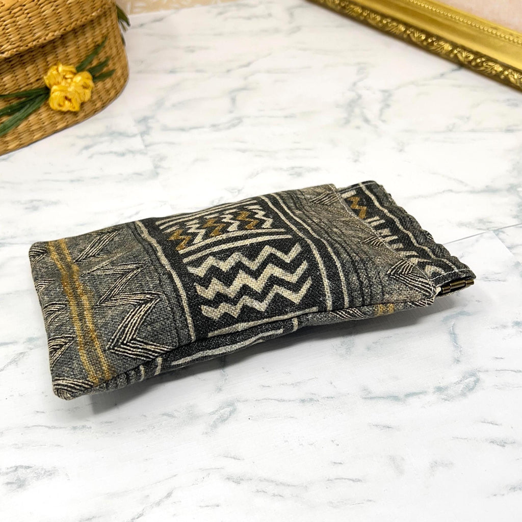 Rustic Weave Fabric Eyewear Case, Padded Glasses Pouch